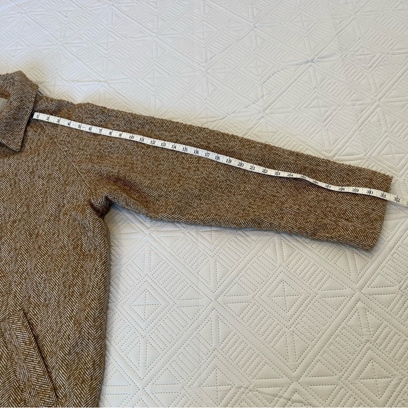 Urban Outfitters Tweed Mac Coat Size Large - Picture 7 of 11